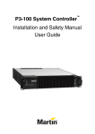 P3-100 System Controller Installation and Safety Manual