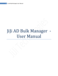 JiJi AD Bulk Manager - User Manual