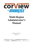 Multi-Region Administrator User`s Manual - corView