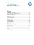 Peer Motion on HP LeftHand Storage