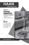 Duo Steam Sweeper & Floor Sanitizer