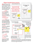 Teeny Circle Cutter Right-handed instructions