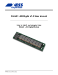 StickIt! LED Digits V1.0 User Manual