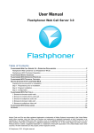 User Manual - Flashphoner