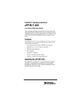 cFP-RLY-423 Operating Instructions