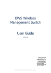 EWS Wireless Management Switch User Guide