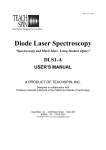 Diode Laser Spectroscopy