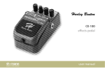 CE-100 effects pedal user manual