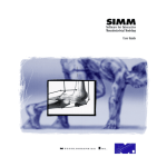 SIMM 7.0 User Guide - MusculoGraphics, Inc.