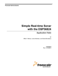 Simple Real-Time Sonar with the DSP56824