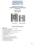 WIRELESS MULTI-ZONE THERMOMETER and