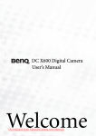 BenQ DC X600 User`s Manual