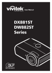 Vivitek DX881ST,DW882ST User Manual English