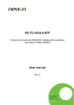 HD-TD-10GX-8-SFP User manual