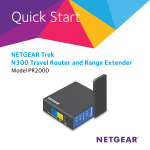 NETGEAR Trek N300 Travel Router and Range Extender Model