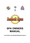 This spa booklet has been prepared as a step by step guide to help