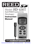 Reed Instruments SD-4307 User Manual (English)