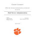 Mail Server Administration