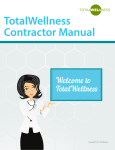 TotalWellness Contractor Manual