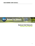 NGN MEMBER USER MANUAL National Golf Network