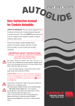 2006-Present User Instruction Manual (RED) Autoglide Operator