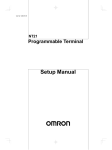 NT21 Setup Manual - Electrocomponents