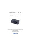 LBC-HDBT-Lite User Manual.pmd - Broadata Communications, Inc.