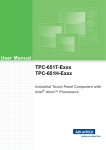 User Manual TPC-651T-Exxx TPC-651H-Exxx