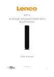 BTT-6 3D SOUND SPEAKERTOWER WITH BLUETOOTH