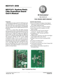 NCV7471 System Basis Chip Evaluation Board User`s Manual