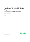 Modicon M340 with Unity Pro - Counting Module BMX EHC 0800