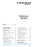 Hameg HM8012 Programmable Multimeter