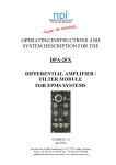 DPA-2FX Manual - NPI Electronic Instruments