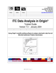 ITC Data Analysis in Origin®