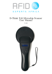 D-Think X10 Microchip Scanner User Manual