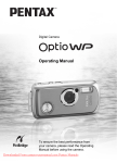Pentax Optio WP User Guide Manual pdf