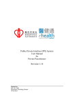 (PPI) System User Manual for Private Practitioners Revision 1.18