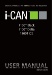 1100T Black, Dark, Delta, Ice English User manual - i