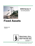 Series 5 Fixed Assets - User Help