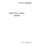 Quick Start Guide A554C - i