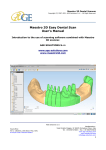 Maestro 3D Easy Dental Scan User`s Manual