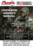 Crossbow Owner`s Manual - Parker Bows