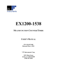 82-0127-007--Manual, User`s, EX1200-1538--Rev