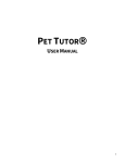PET TUTOR® - Smart Animal Training Systems