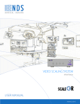 ScaleOR&trade; User Manual - NDS Surgical Imaging