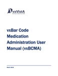 vxBCMA User Manual - The VistA Extension Hub