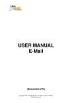 USER MANUAL E-Mail