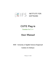 CUTE Plug-in User Manual