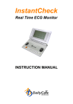 InstantCheck ECG User Manual