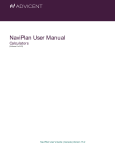 NaviPlan User Manual: Calculators